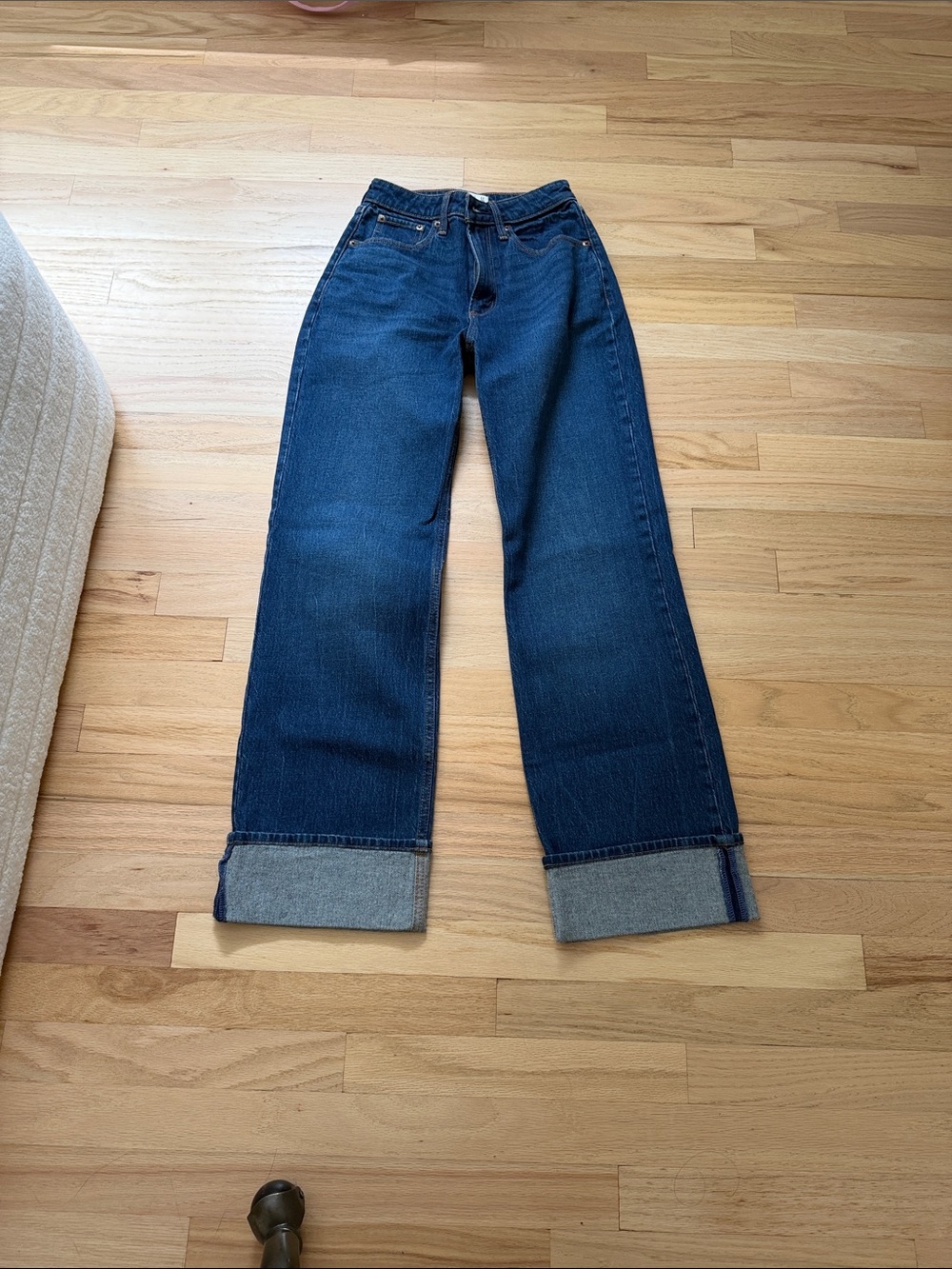 Abercrombie and fitch 90s relaxed Jean high rise curve love